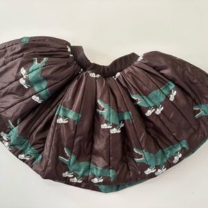 Caroline Bosmans Crocs Puffer Skater Skirt